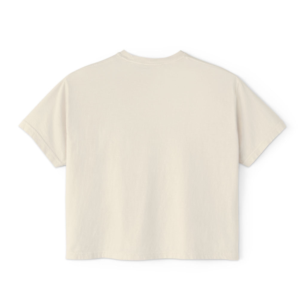 She Shows Up. Boxy Tee