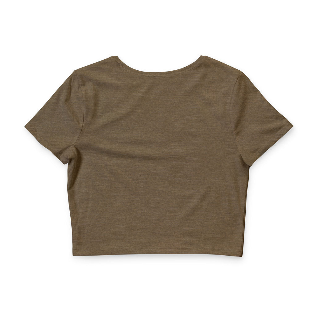 She Shows Up. Crop Tee