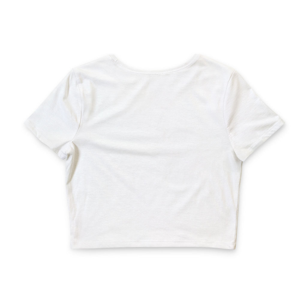 She Shows Up. Crop Tee