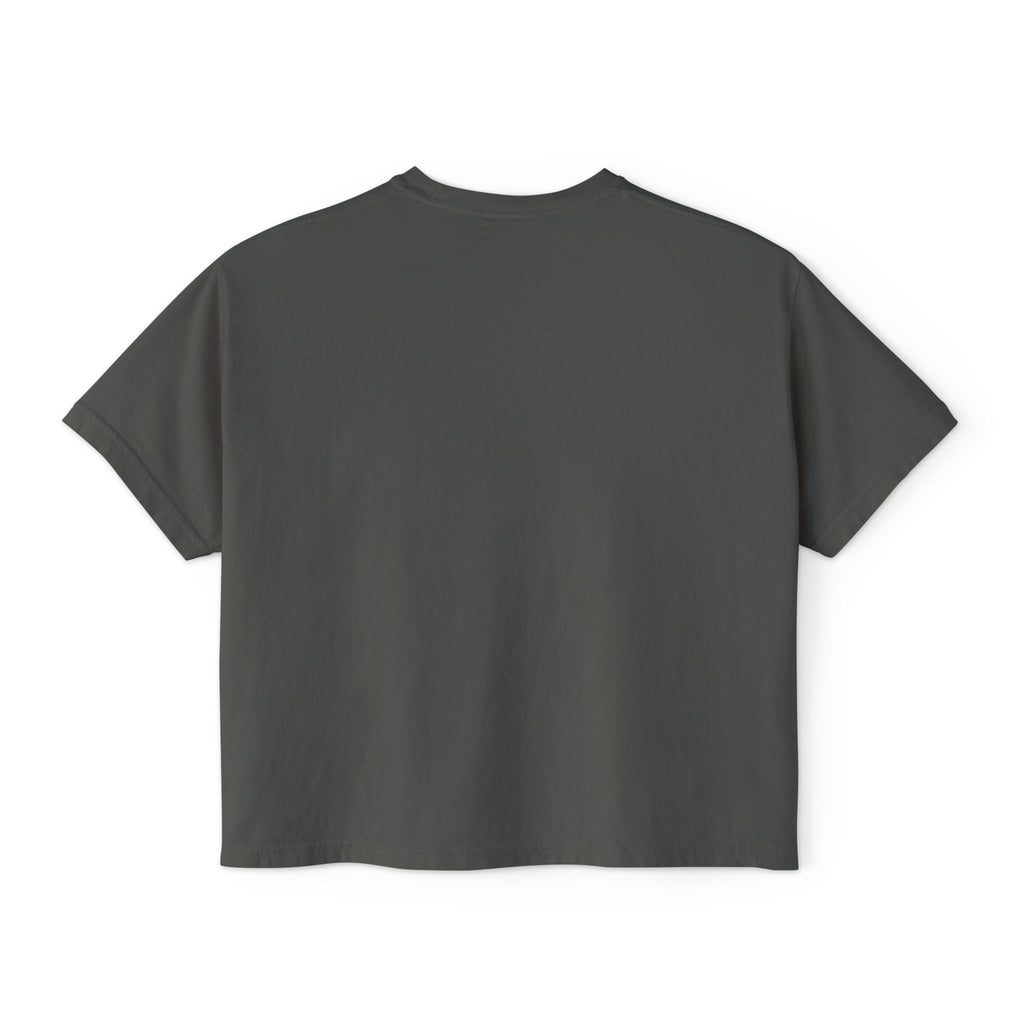 She Shows Up. Boxy Tee