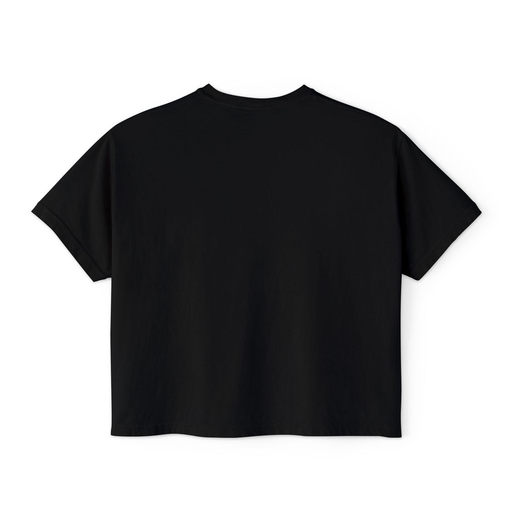 She Shows Up. Boxy Tee